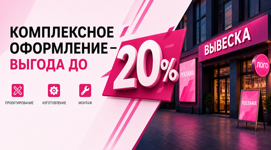 Акция! Комплексное оформление — выгода до 20%